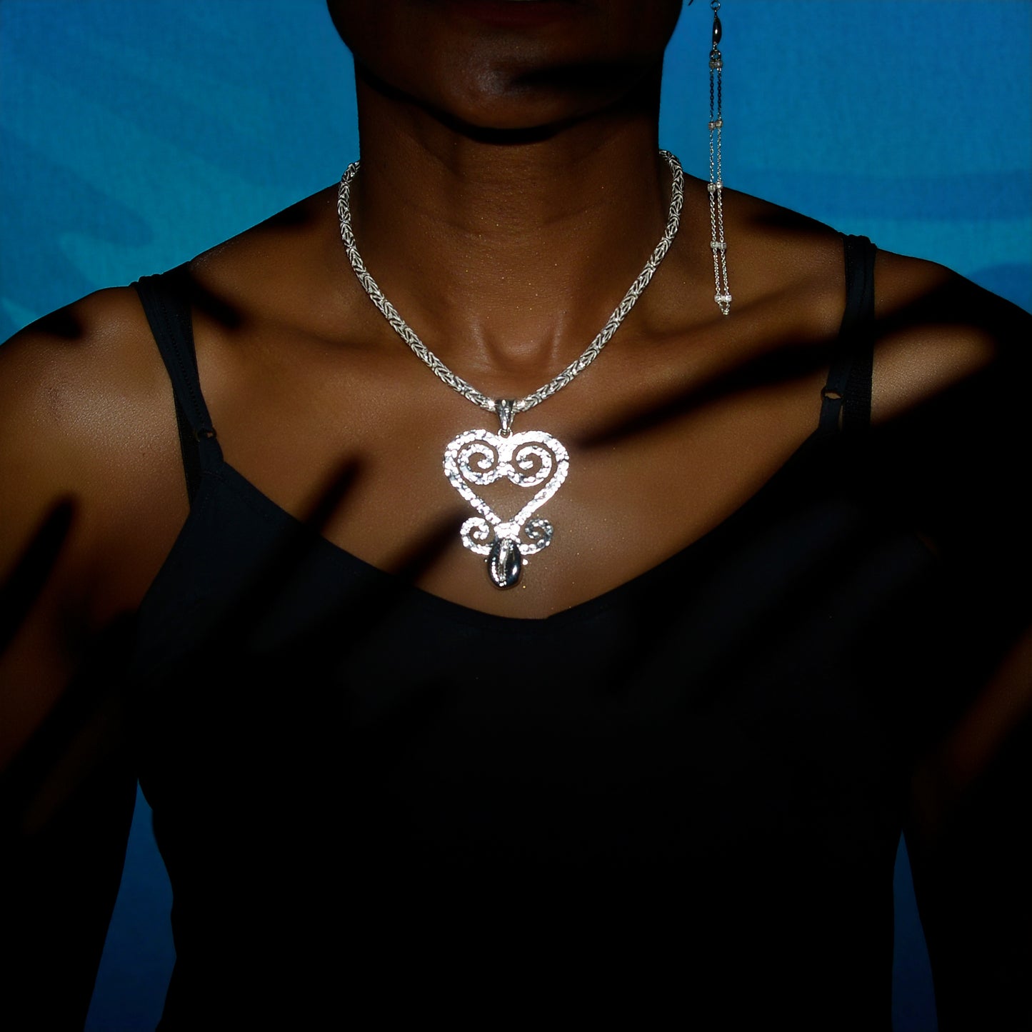 Textured Sankofa Pendant