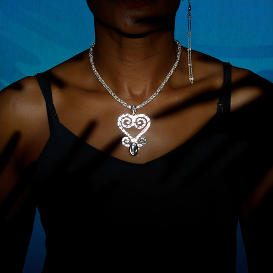 Textured Sankofa Pendant