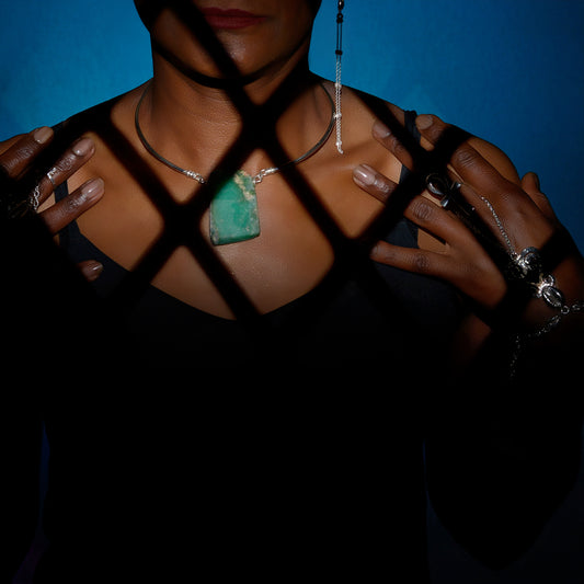 Raw Aventurine Pendant Necklace